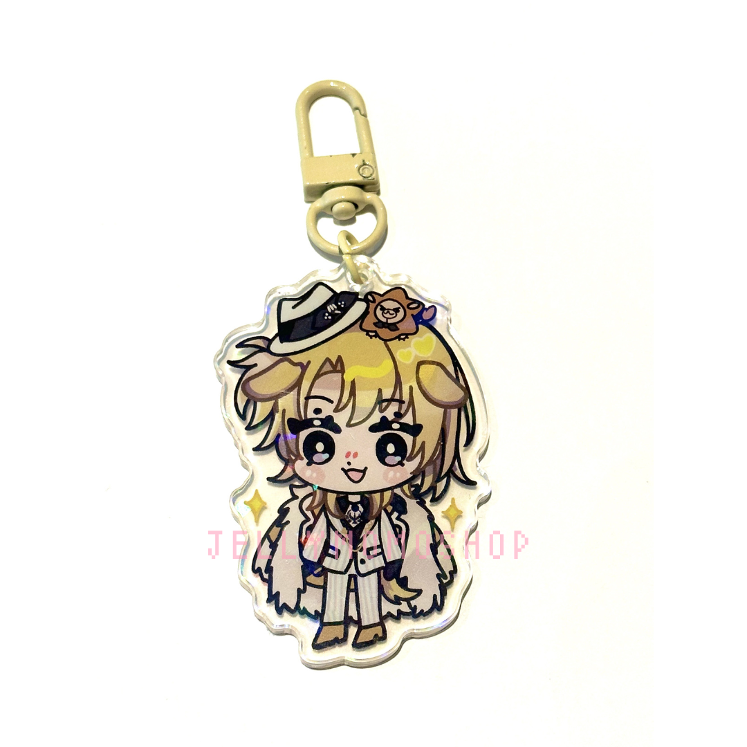 Holographic Luxiem Kemonomimi Acrylic Charm