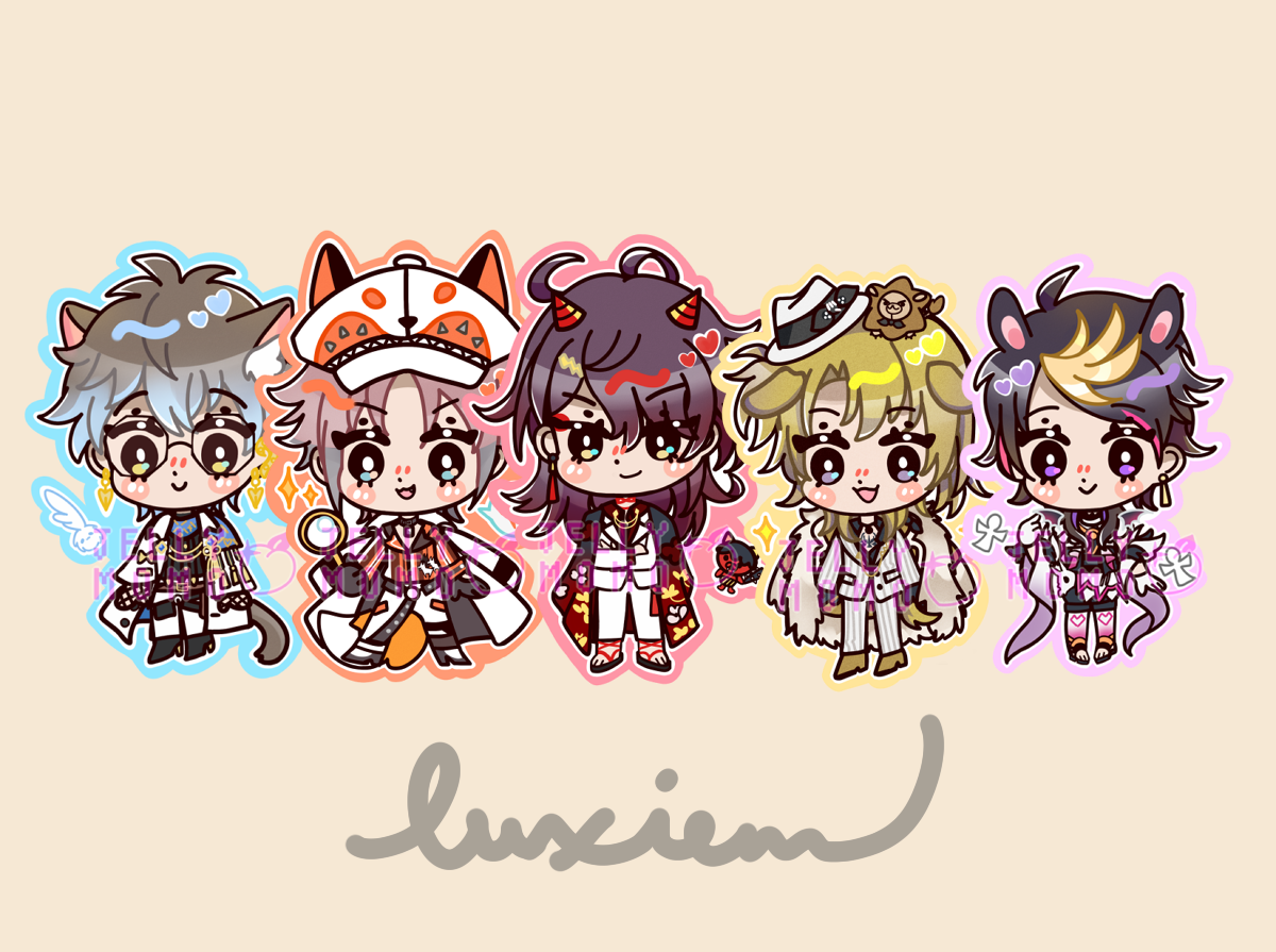 Luxiem Kemonomimi Sticker「Vtuber」