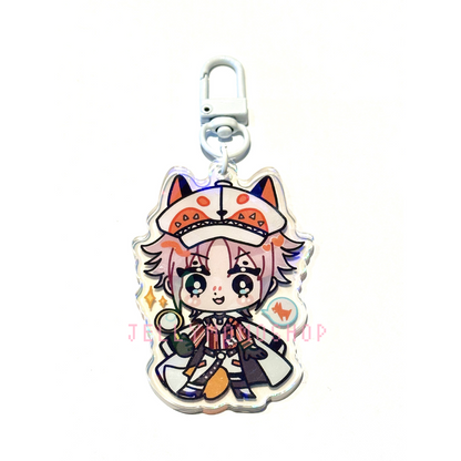 Holographic Luxiem Kemonomimi Acrylic Charm